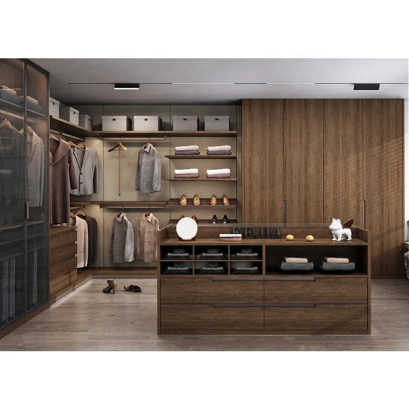 New Design Luxury Walk In Closet Wardrobe Design Modular Furniture Laminate Bedroom Modern Wardrobe