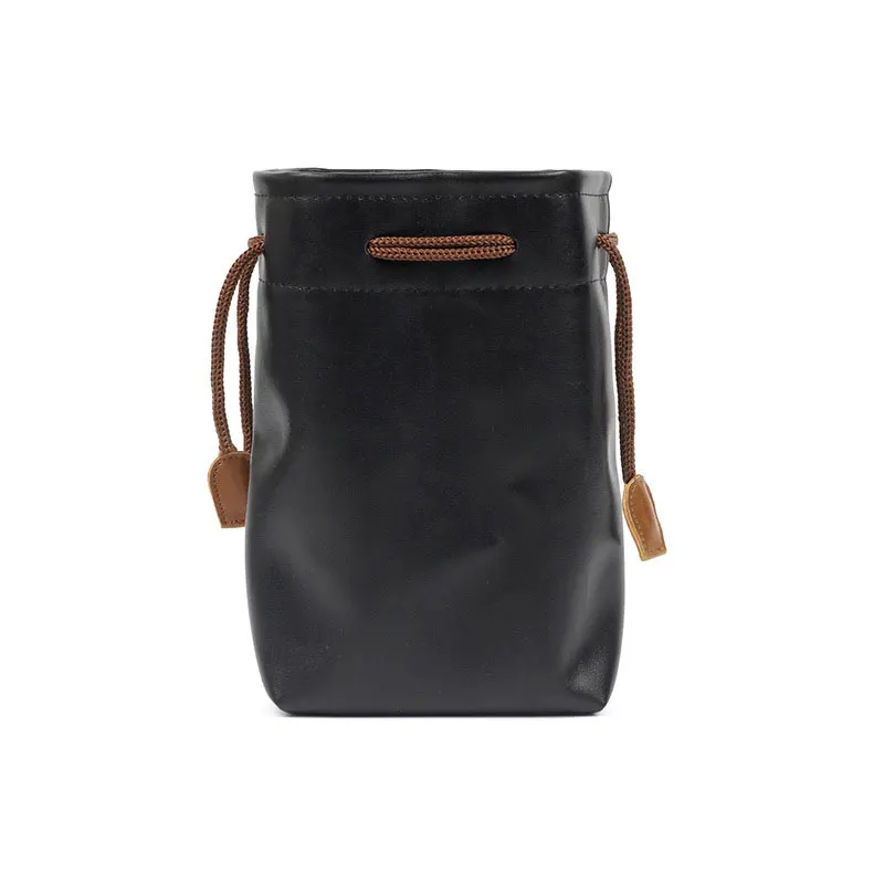 PU leather Drawstring Pouch Bag Compatible with Instax mini 11 9 8 90 70 26 Camera, Instant Film Printer and Kids Camera Bag