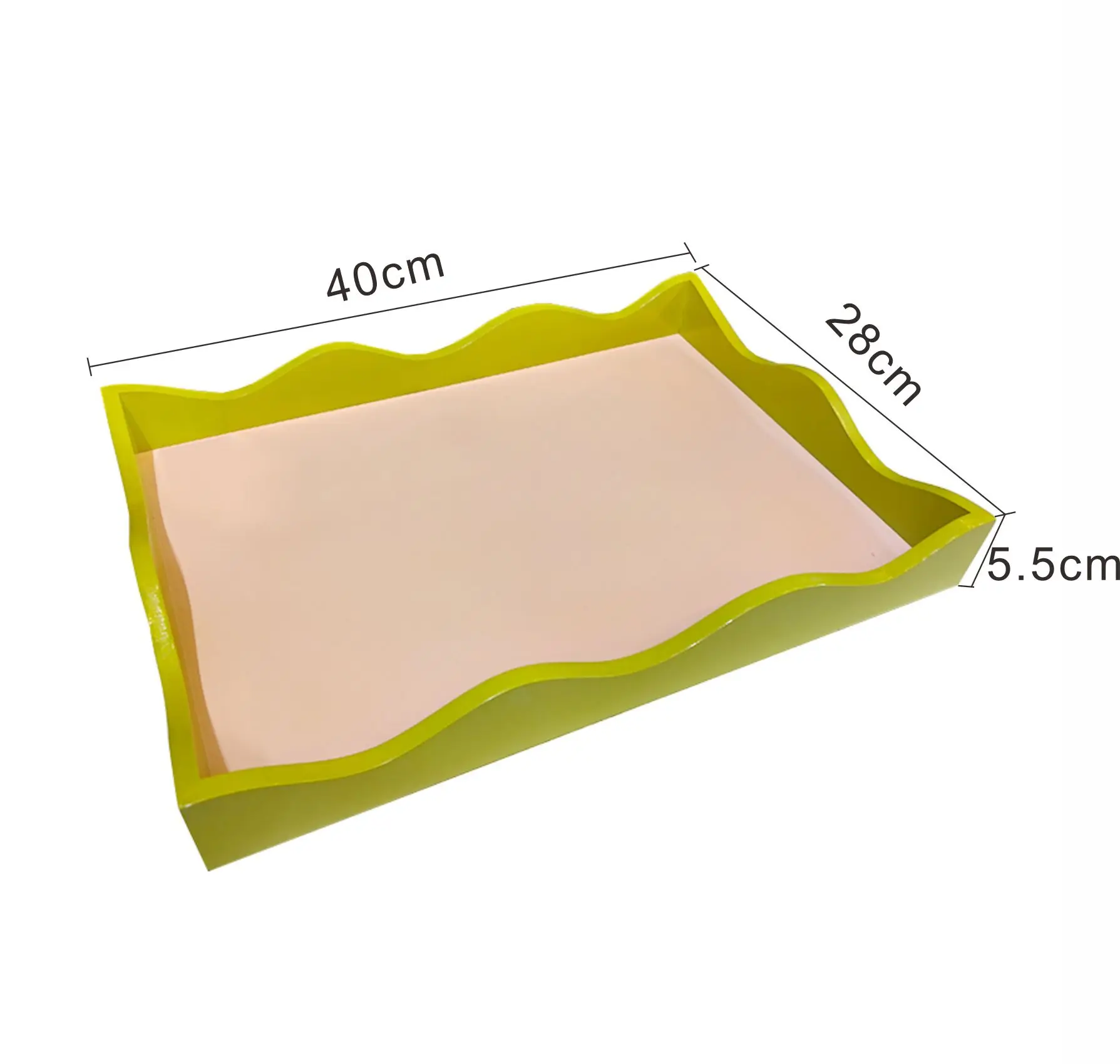 High quality lacquer tray painted wood tray painted Wood tray