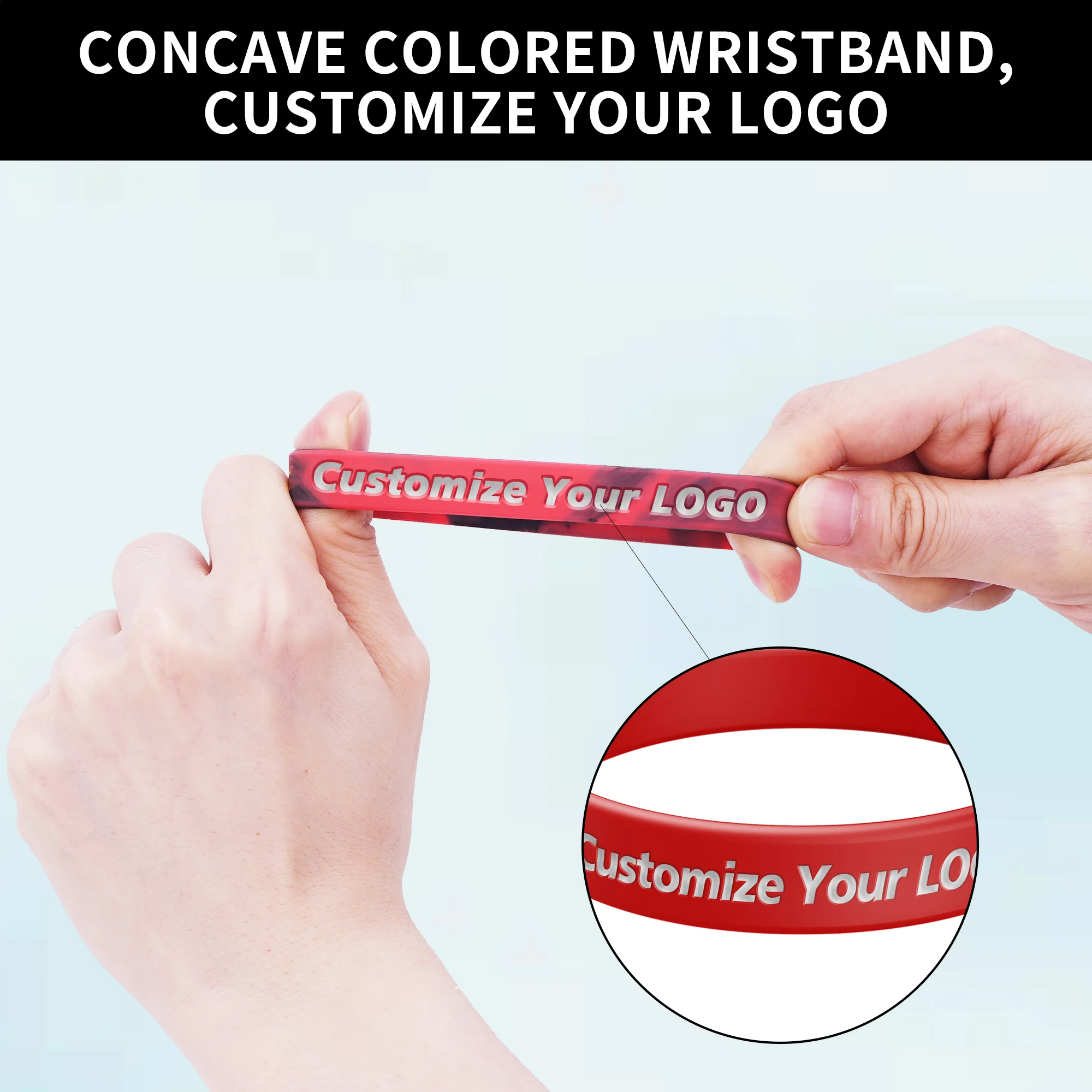 Cheap Plain Silicone Wristbands Elastic Embossed Rubber Bracelets Wrist Band Silicone Wristbands With Logo Custom
