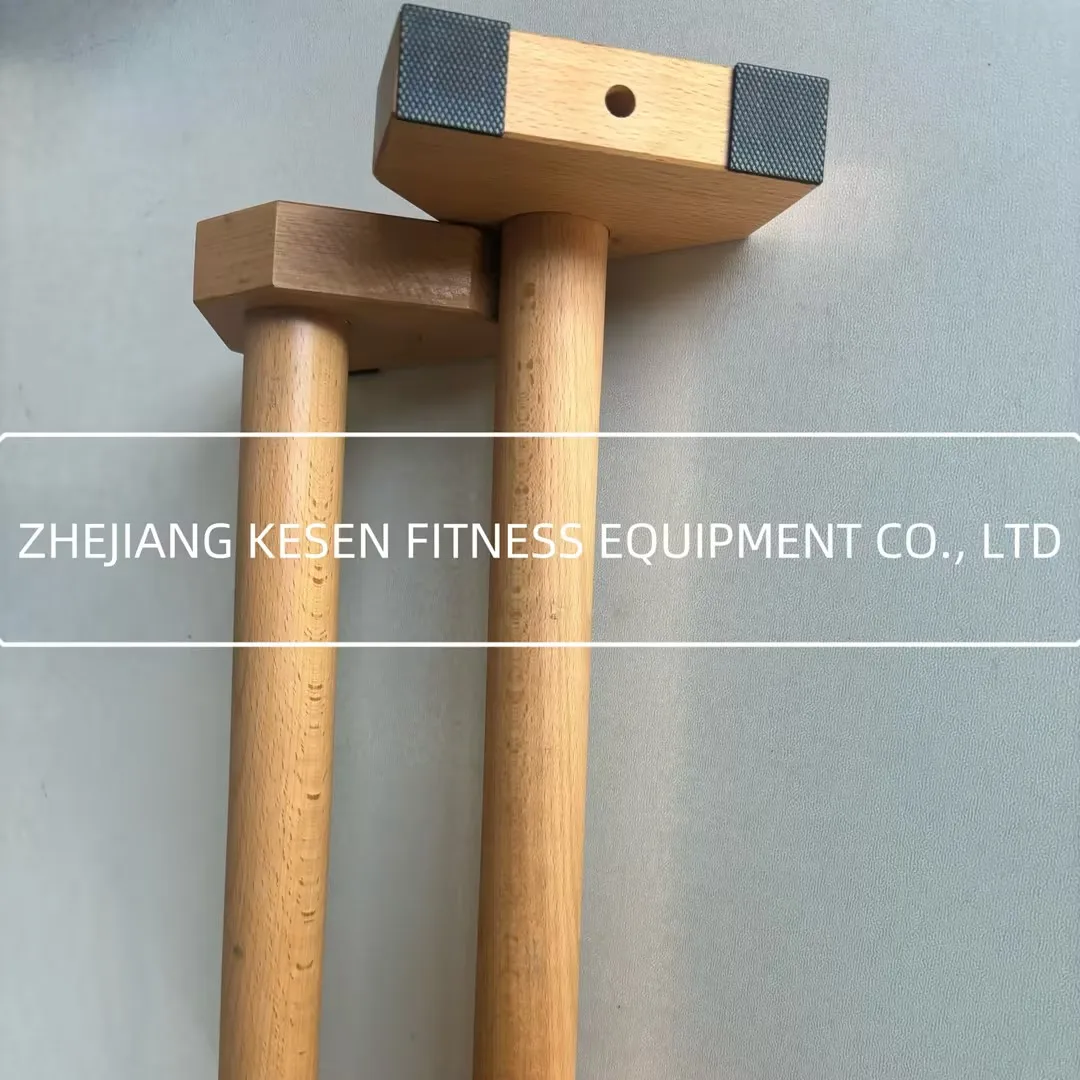 Wood metal Stretch Stand Push-up Stands Bars Calisthenics Handstand Non-Slip Yoga and Gymnastic Training Tool Double Rod