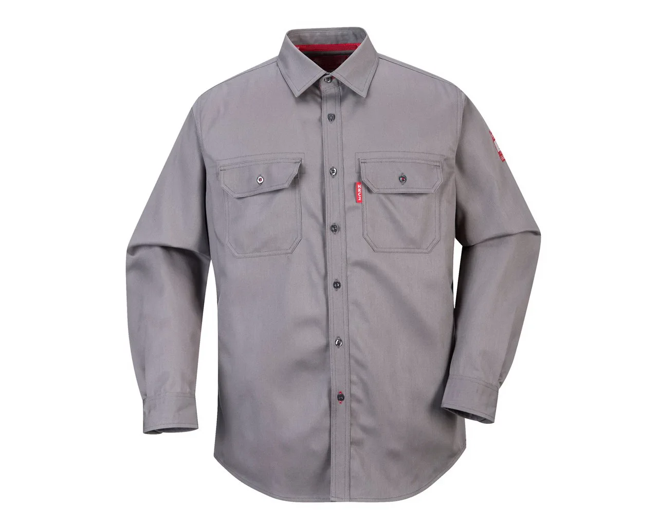 Fire resistant work shirts cotton, modacrylic and anti-static firefighter uniform design shirts flame resistant