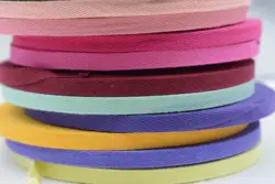 customized logo cotton ribbon logo custom printed polyester lace yarn organic thin wired cotton ribbon
