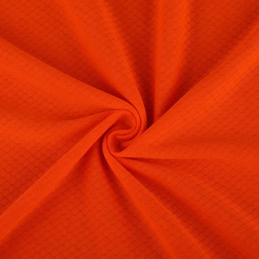 Free Sample Soft 100% Polyester  Bird Eye Mesh Football Jersey Fabric