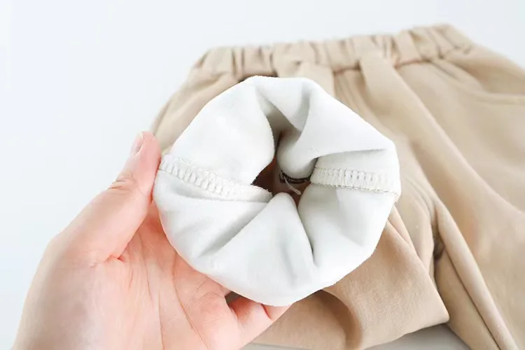 Wholesale 2pcs + waist bag korean style thick girls and boys outwear cartoon kids clothes suit clothing kids