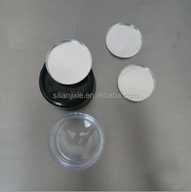 Косметические тени для век, алюминиевая пластина, нержавеющая сталь, жесть, тени для век, алюминиевая дисковая упаковка