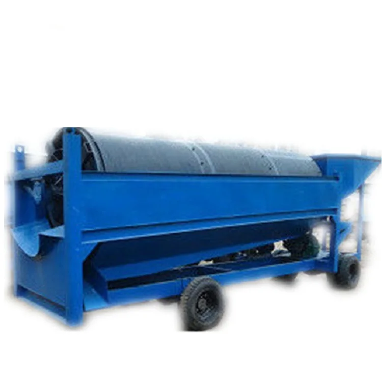 Waste management equipment vibratory tumbler trommel screen sieve
