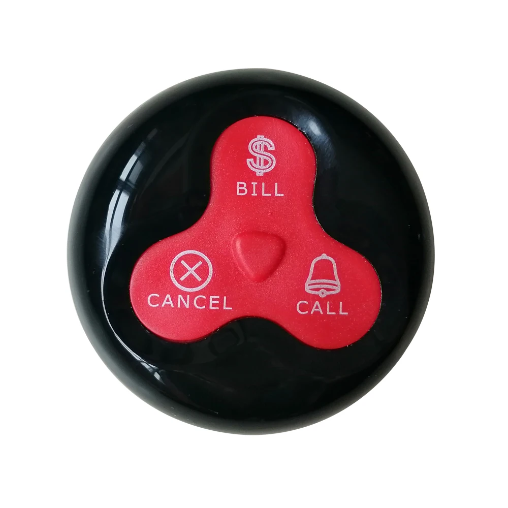 Restaurant Wireless Calling System Service Bell Waiter Call Button waterproof pager fast food restaurant pager system
