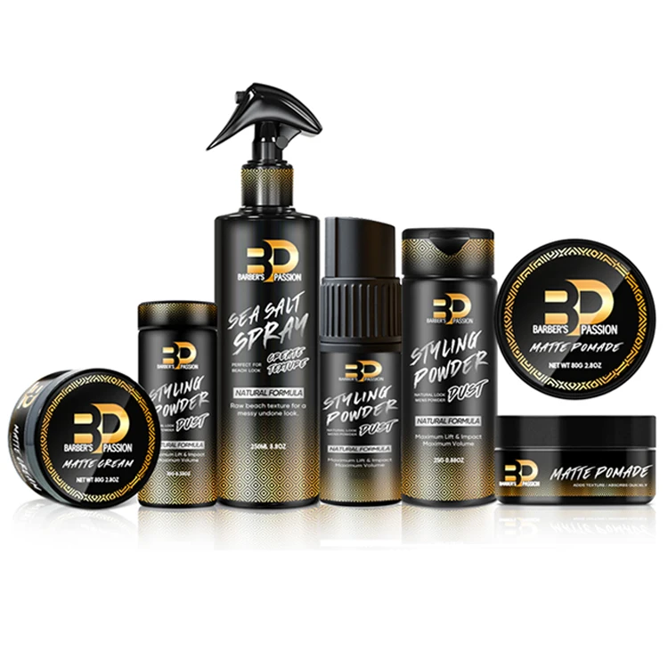 Customize Scent Long Lasting Matte Finish Styling Lift Hair Volume Powder Spray For Men