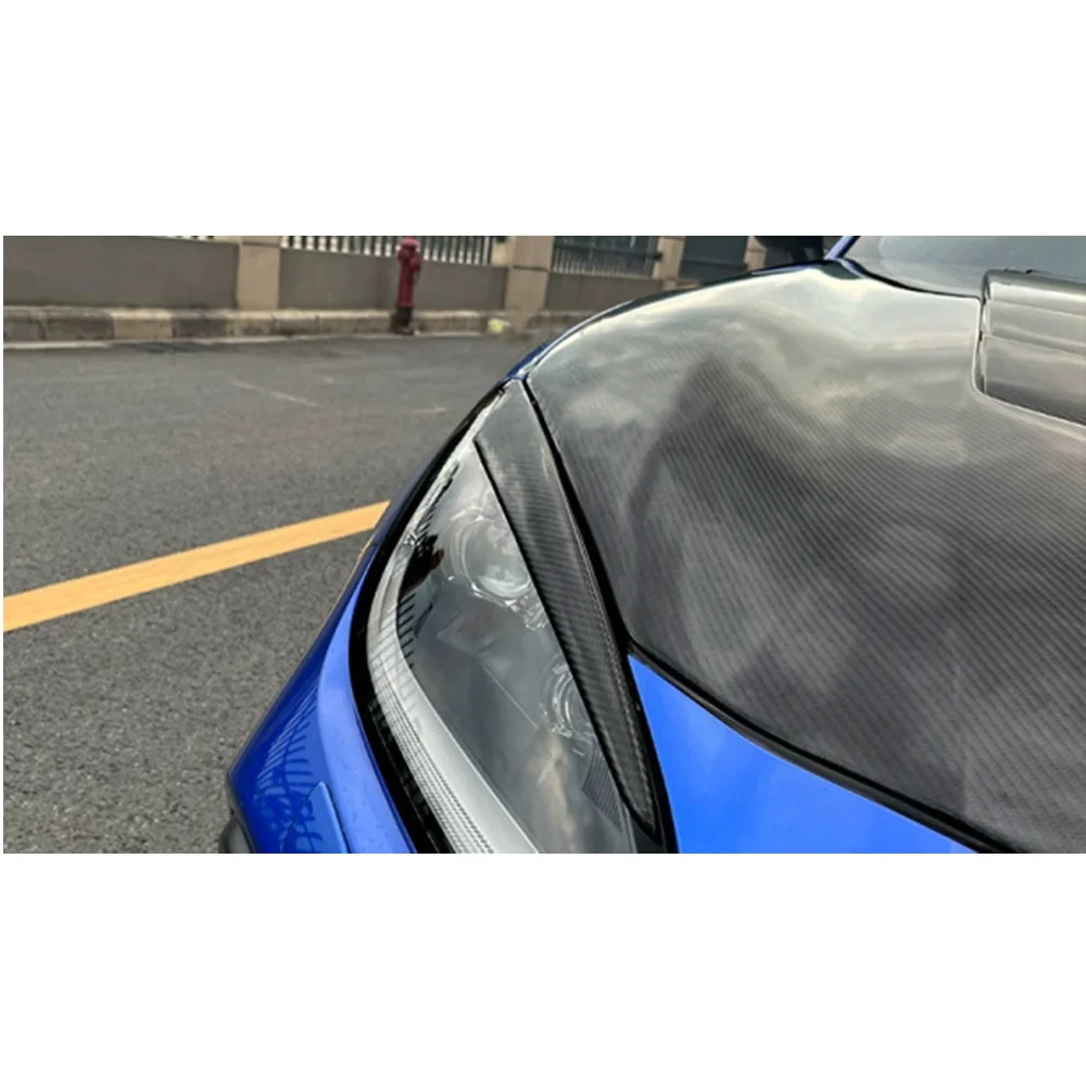 NB Style Carbon Fiber Headlights Cover Fit For Toyota GR86 Subaru BRZ ZD8 ZN8 22-23 High Quality Fitment