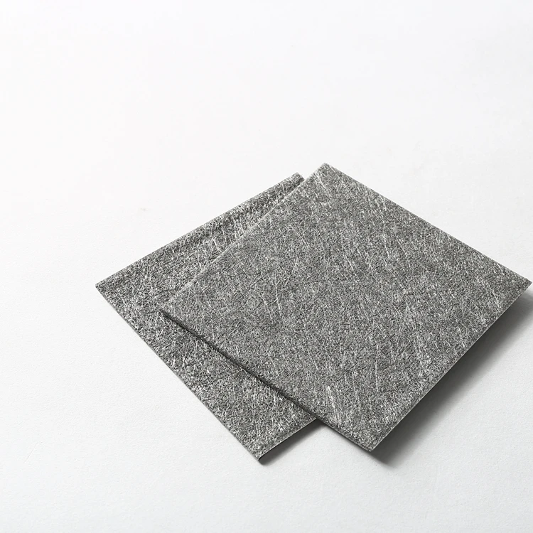 20 40 micron Parking Heater Fiber Felt Stainless Steel 310S Fecral Heating Film Metal Sintered Fiber felt