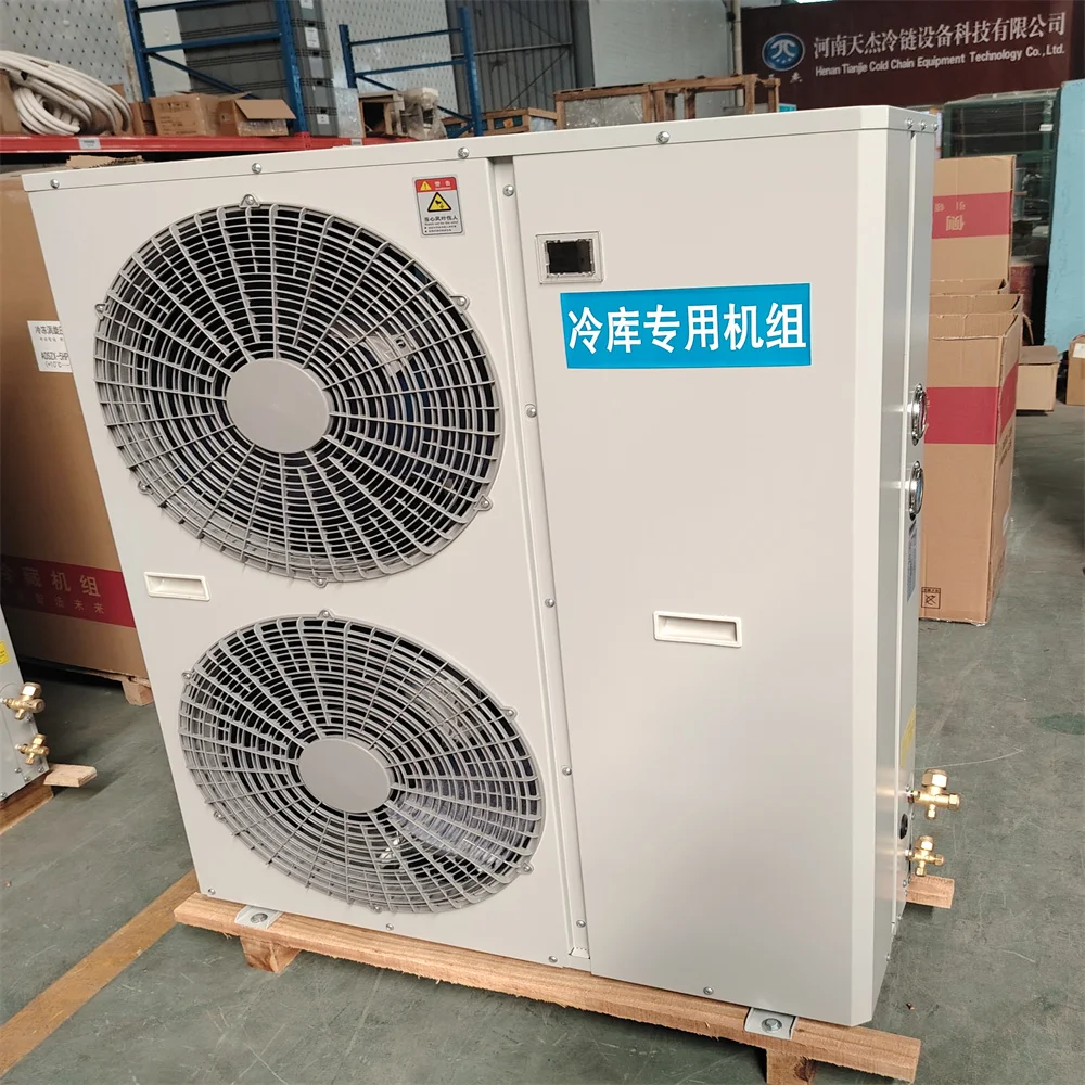 Mushroom climate control all in one machine for 20ft Containerized mushroom condensing unit