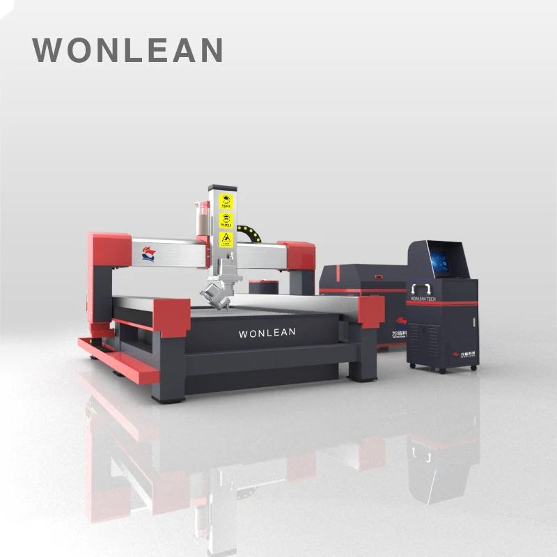 WONLEAN water jet cutting machine ceramic cnc 5 axis waterjet cutter
