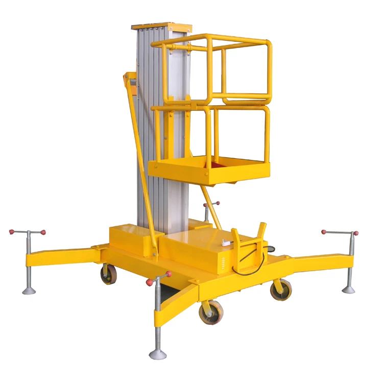Hydraulic Lift Remote Mobile Vertical Lift Electric Mini Lifter Single Man Lift Weight Mexico Japan Turkey Russia Philippines