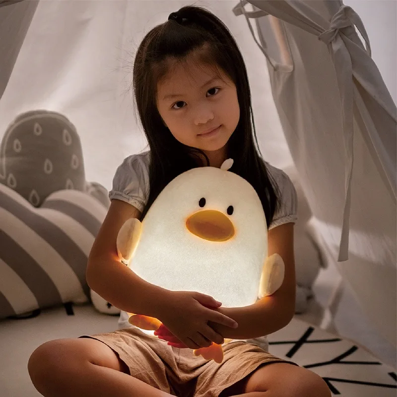 New Idea 2021 Led Rechargeable Table Lamp Battery Plush Cuddly Stuffed Animal Night