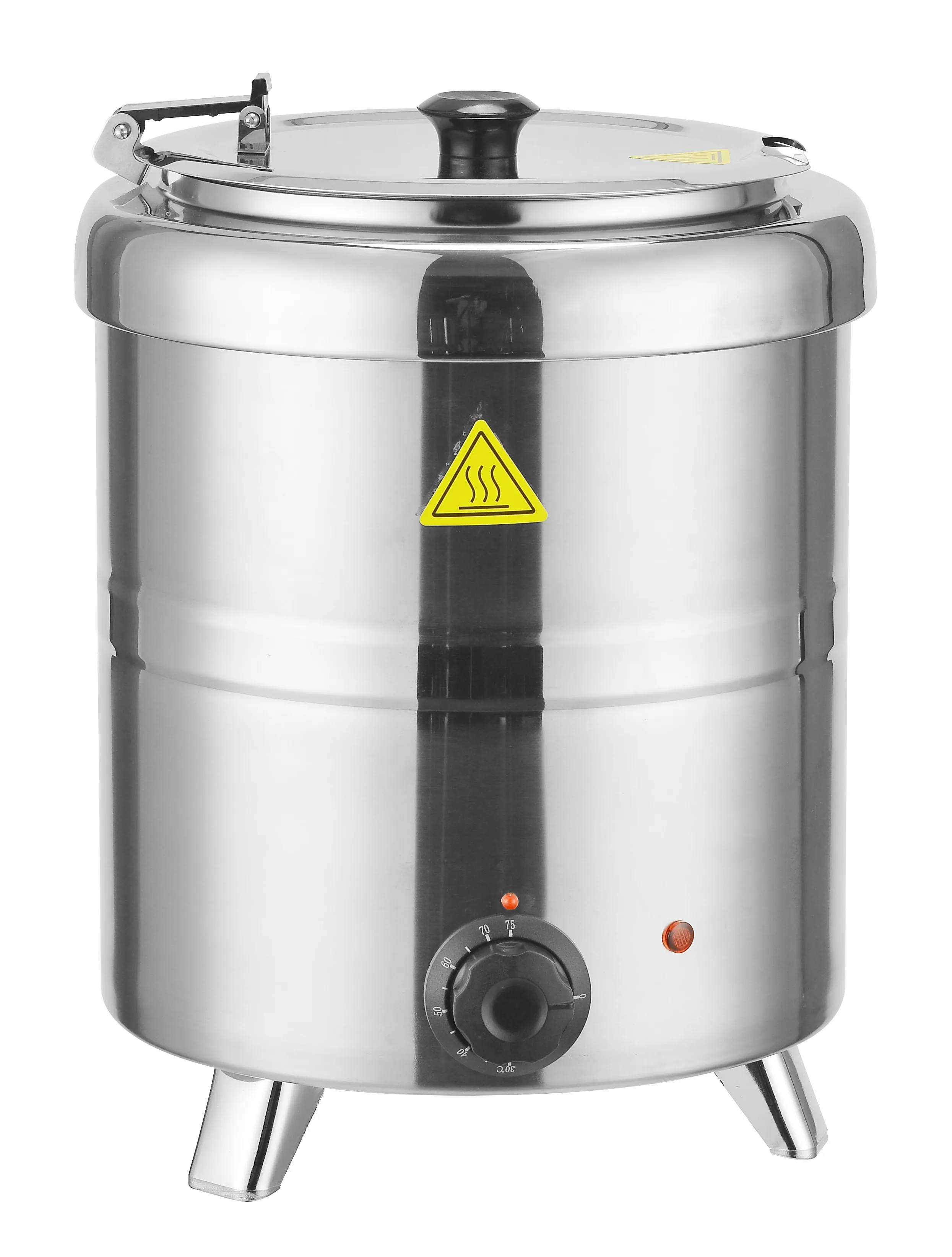 Коммерческий Электрический черный чайник для супа подогреватель