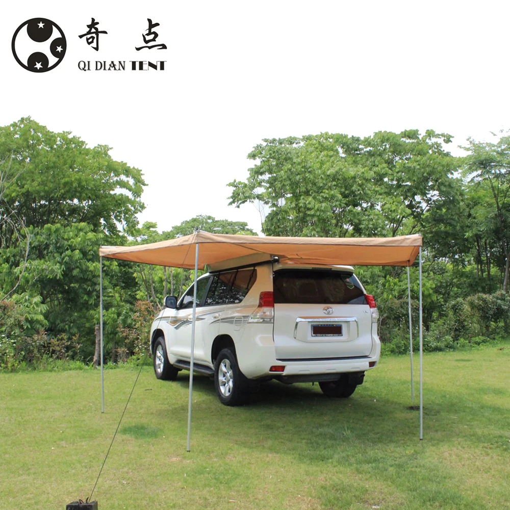 China Factory Manufacturer Supplier RV Car Foxwing Awning Side Tent Wing Awning 2.1m Radius Size Waterproof UV Proctected