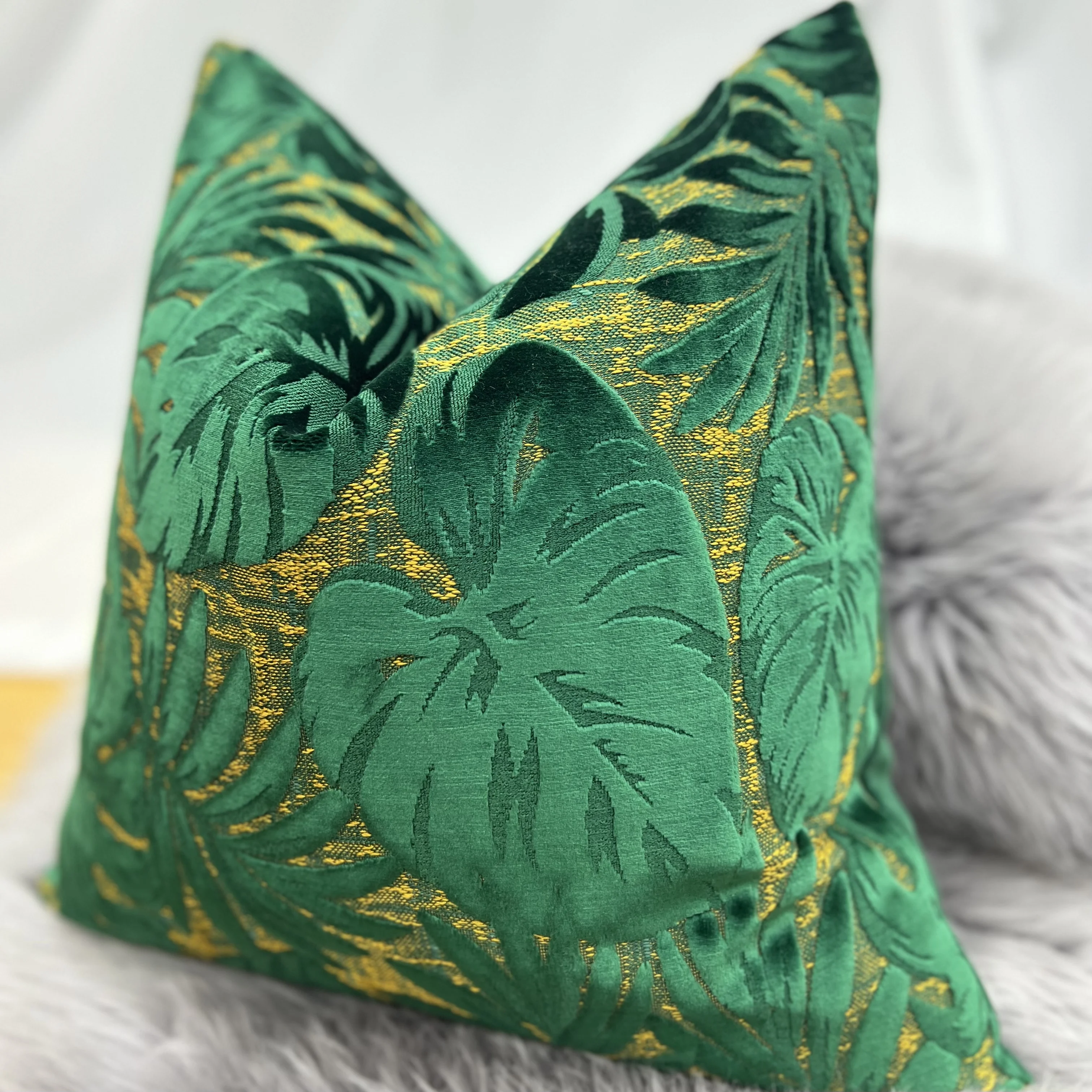 Vintage Pattern Pillow Cases European Style Luxury Throw Pillow Covers Jacquard Cushion Cases Decorative Pillows Couch