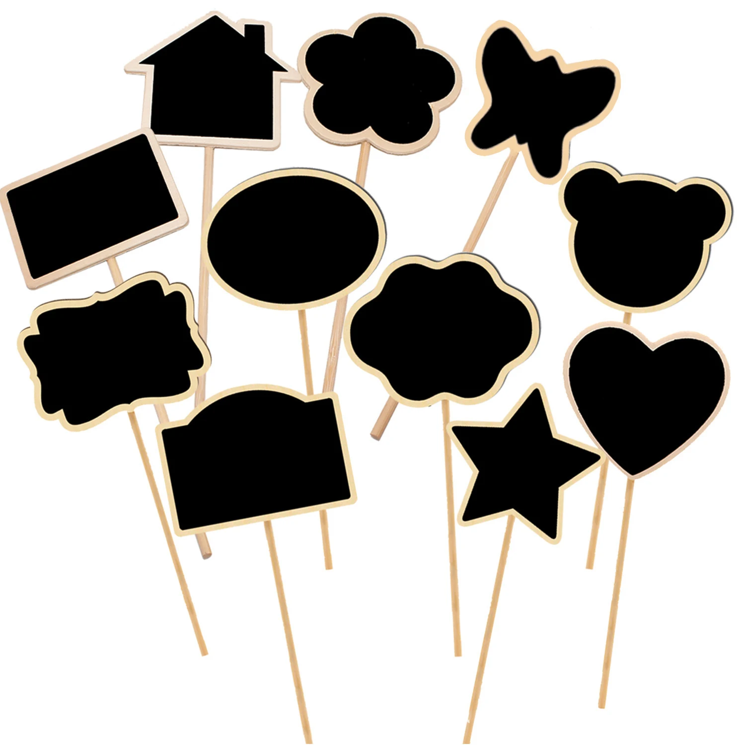 Деревянная мини-доска DD1190 знаки «сделай сам» доска наклейки для растений ярлыки садовые маркеры семян комнатных трав