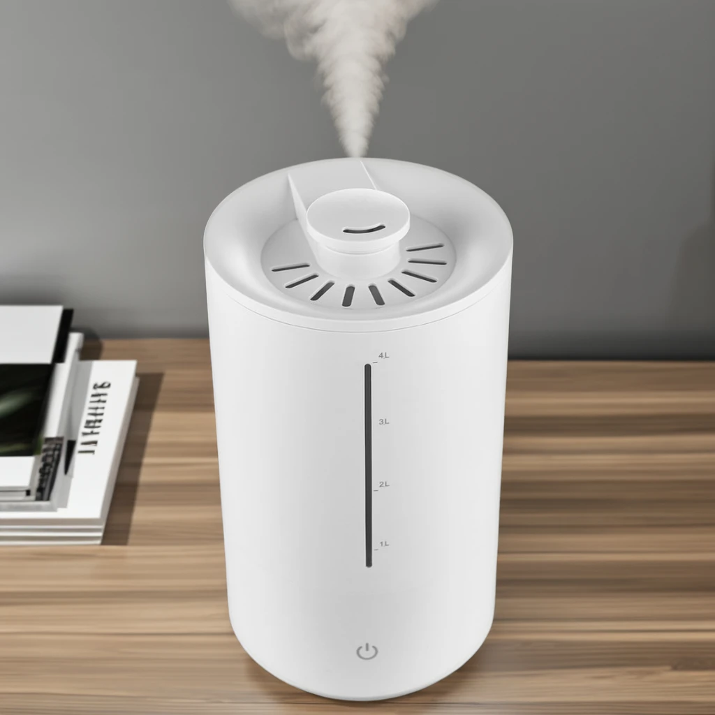 1-Year Warranty 4L Ultrasonic Evaporative Humidifier Home Office Hotel Aromatherapy Installation 5V Power Supply US