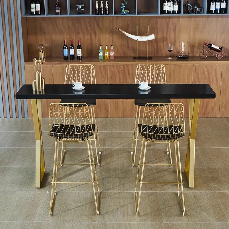 wholesale stackable luxury Modern Furniture gold metal frame hand made Outdoor home events Bar stools Bar Chair wire chair