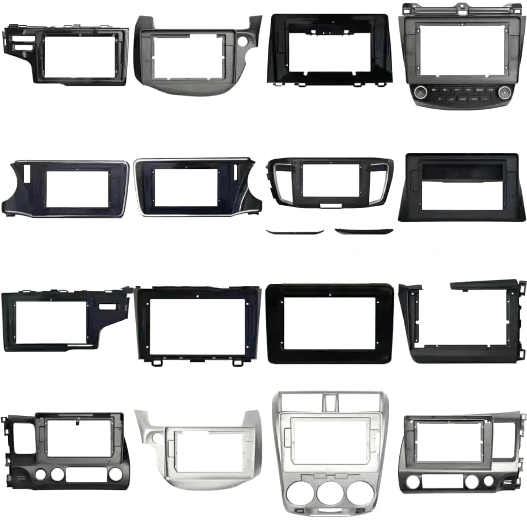 Car GPS Navigation Panel For Nissan Qashqai 2006-2015 9 Inch Screen 2 Din Android Dashboard Radio Stereo Fascias Panel Frame