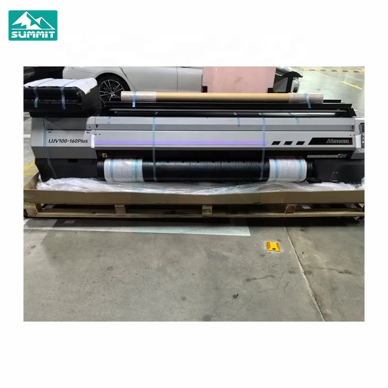 Original Mimaki UJV100-160Plus Upgrade Model UV Printer with White and Varnish