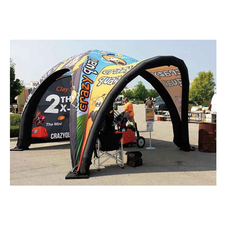 Outdoor promotional event sport custom digital advertising trade show air sky print canopy marquee gazebo inflatable tent
