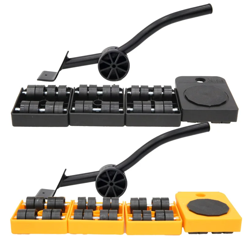 Professional Furniture Transport Lifter Tool Set Heavy Duty Stuffs Moving Hand Tools Set Furniture Mover Wheel Bar Roller Device