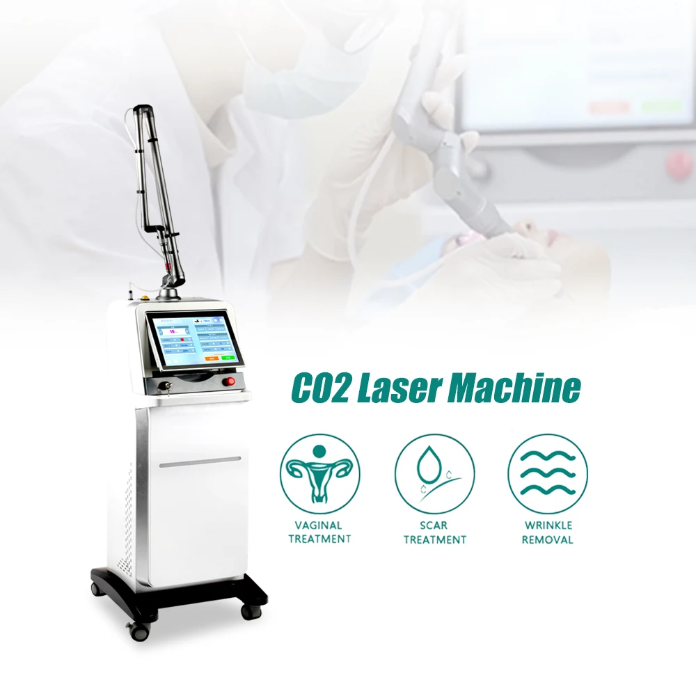 510K Number Approved Medical Clinic Use Co2 Fractional Laser Machine Skin Resurfacing Anti Wrinkle Stretch Mark Removal Machine