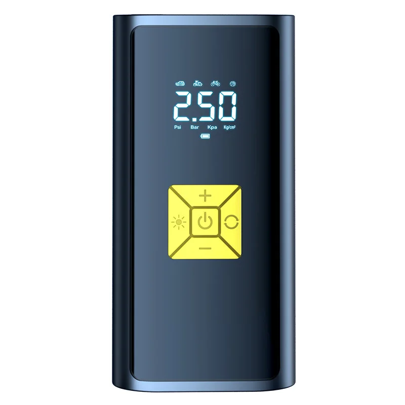 Car Tire New Car Air Pump Compressor Digital Tire Tire Inflator Rechargeable Wireless Mini Battery Power Tool Cordless