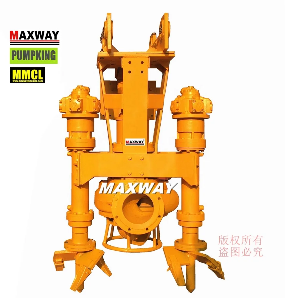 MAXWAY MMCL, 6 Inch Hydraulic Submersible Cutter Suction Dredge Pump for Sea Sand