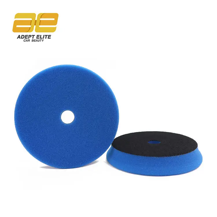 Blue 6.5Inch Face for 6Inch Backing Plate  Light Cutting Sponge Polishing Pad Car Buffing Pad Da Polisher Pad