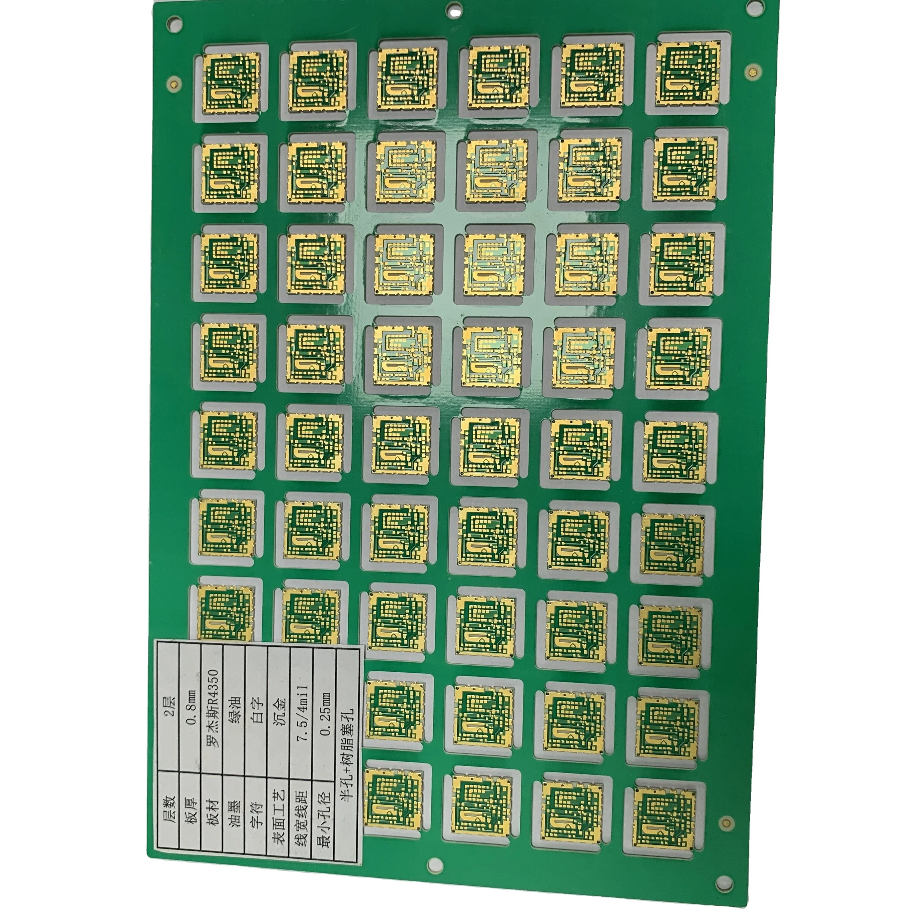 
Immersion gold Rogers 4350 high frequency pcb board used for signal model print circuit board 