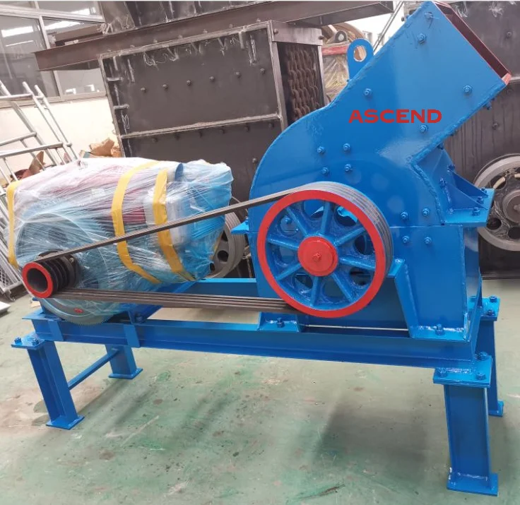 glass rock copper ore crushing PC800*600 hammer crusher with Diesel Engine for Philippines Indonesia market