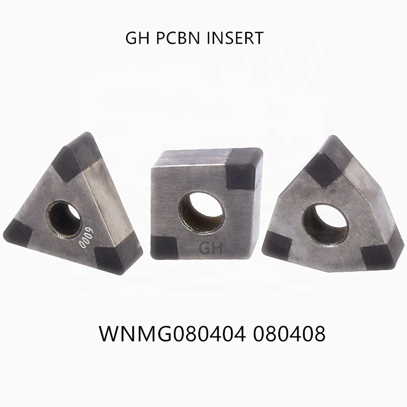 CBN tip turning cutting cutter WNMG WNGA WNMG080408 PCBN CBN INSERT for steel iron