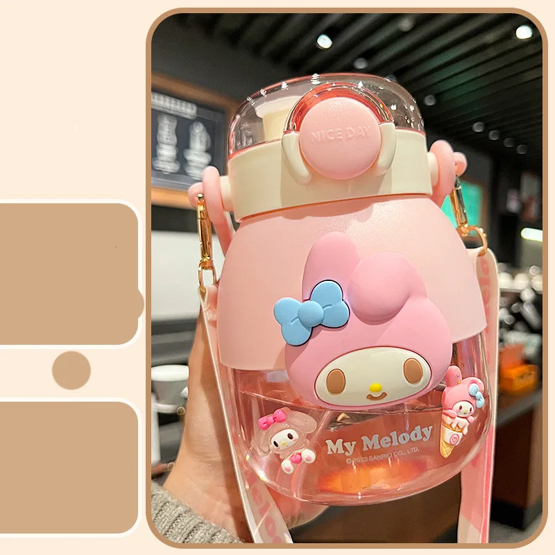 M89 BPA Free 1050ML Cartoon Water Bottles Water Bottle Student Summer Portable Cup Plastic Water Bottle Kids for Kids