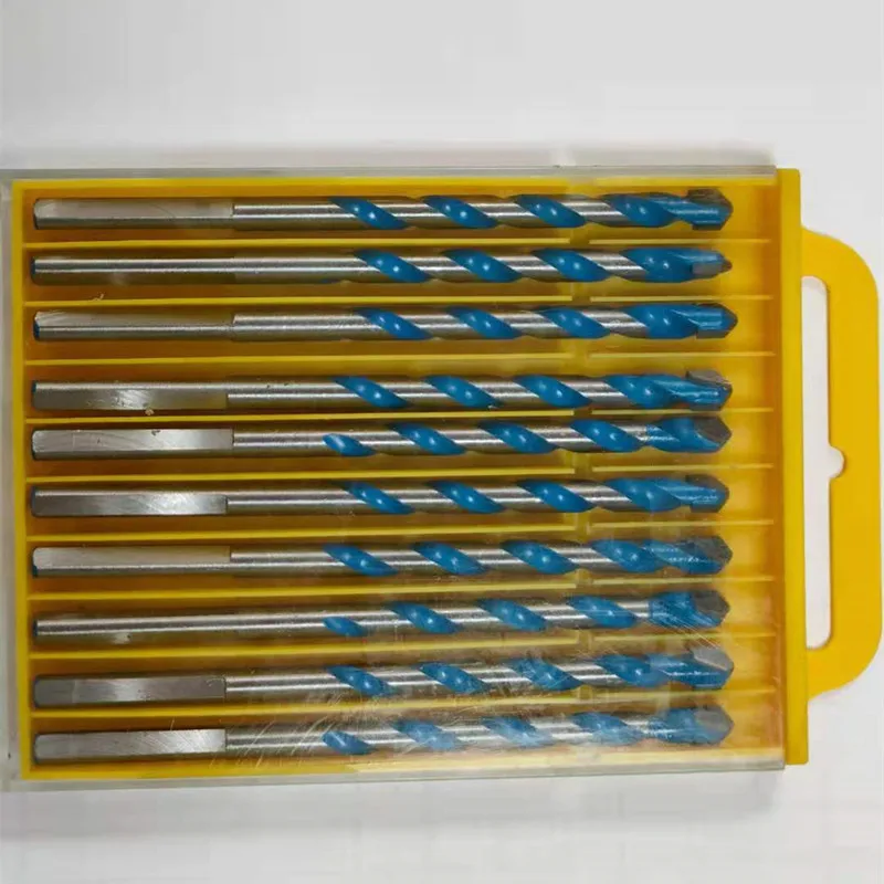 High quality SDS drill bit set series with multiple colors and sizes use for concreting bricks