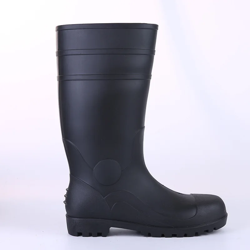 comfortable work boots black safety boots with steel toe safety boots for worker