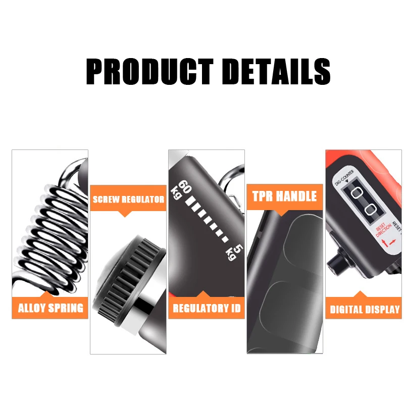 Hand Grip Strength Trainer for Muscle Building and Injury Recovery