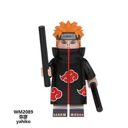 Anime  Yahiko Konan Uchiha Itachi Hoshigaki Kisame Madara Collection Mini Action Figures Building Blocks Kids Toys