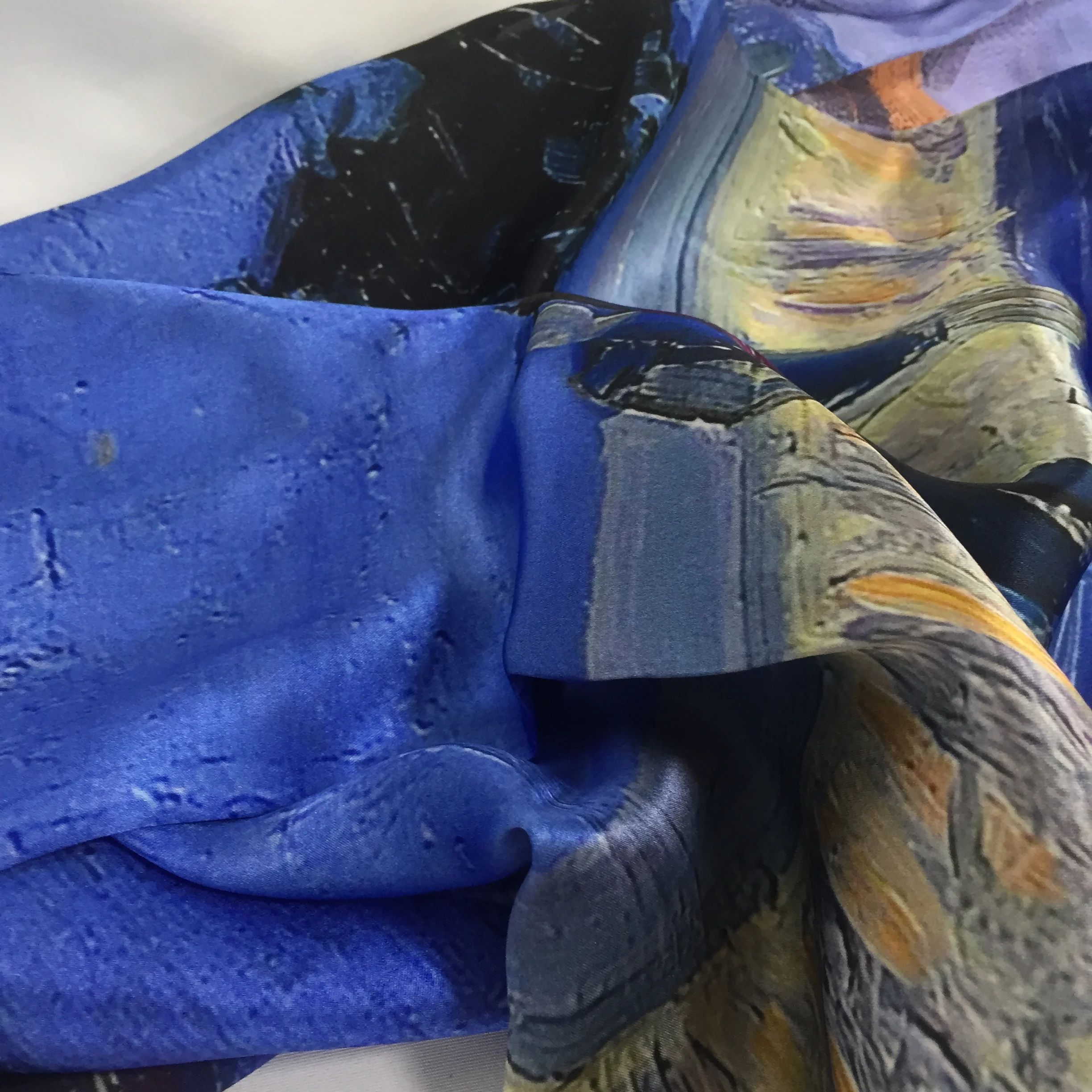 Newest High Quality Pure 100% Silk Design Print satin scarf from China Factory Wholesale Price 12mm 110*110cm/140*140cm