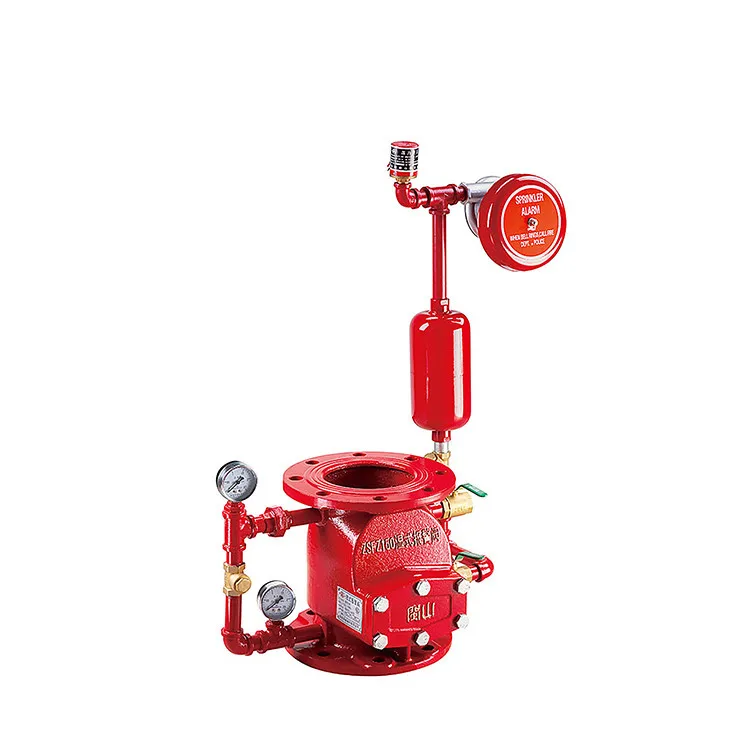 Brass Red High Quality Durable Fire Fighting Deluge Alarm Valve