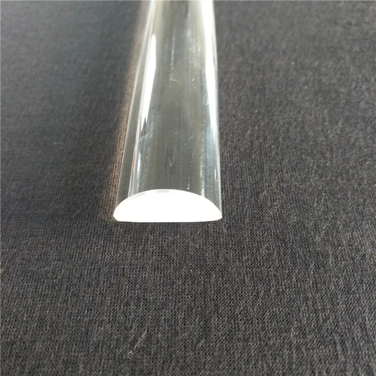 clear quartz glass rod quartz glass solid cylinder rod high purity silica glass rod