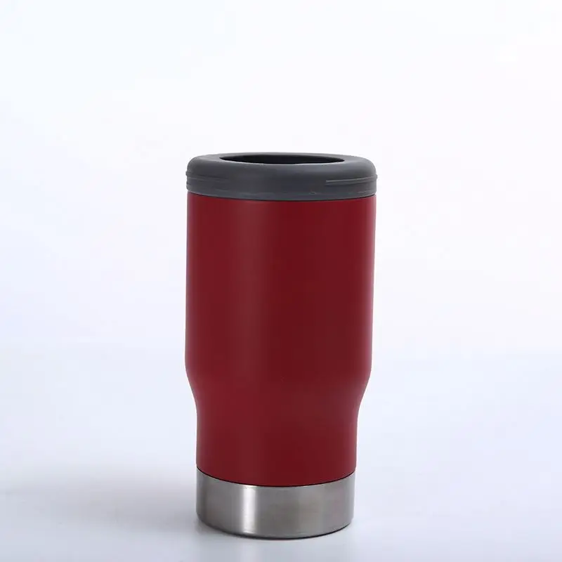 Promotional Portable Insulation Tumblers, 14oz Vacuum Cold Insulation Can Cooler 304 Stainless Steel Coffee Cup Mug Custom Logo/