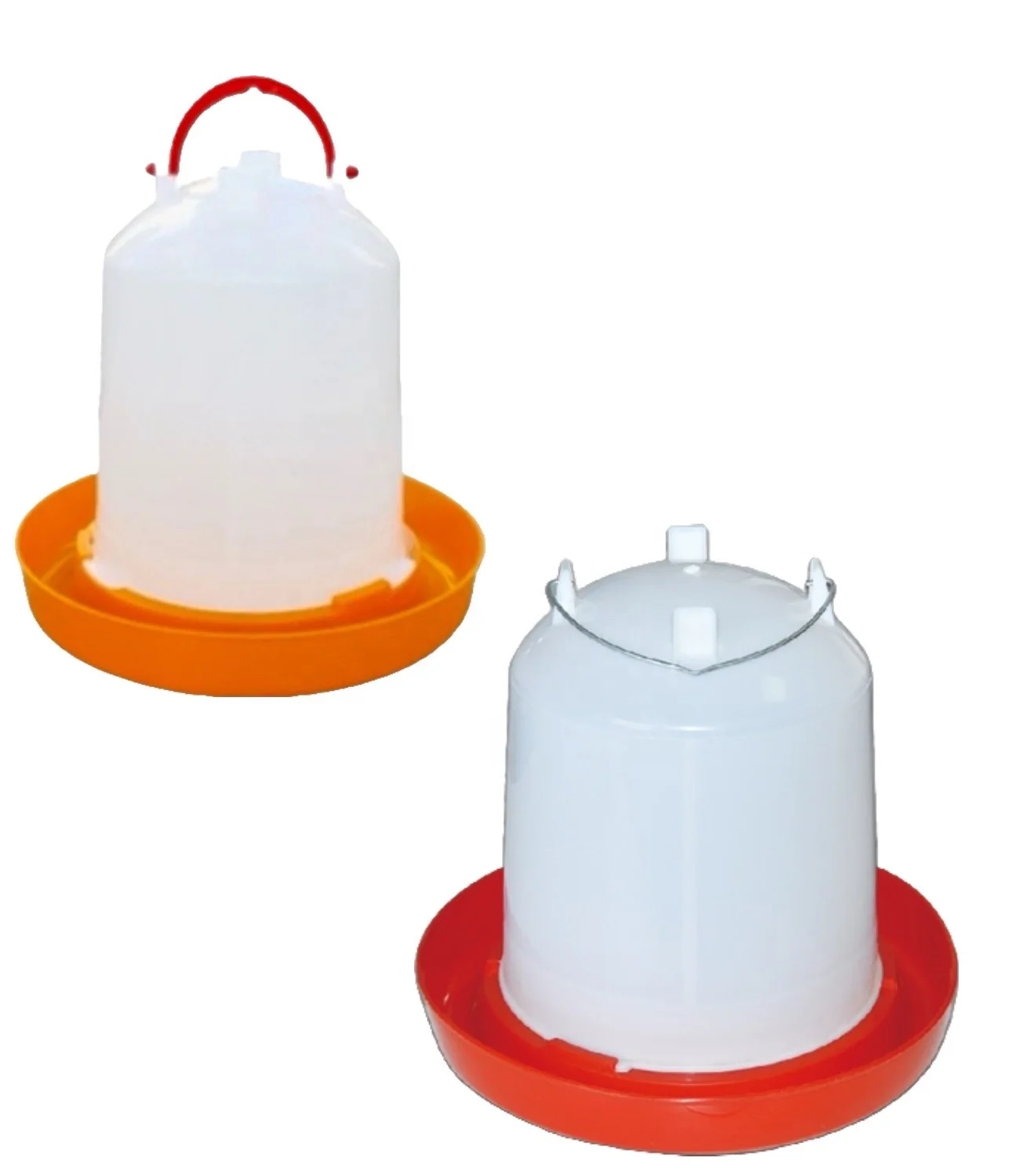 New Arrivals Large Capacity Portable Plastic Chicken Automatic Poultry Waterer Bucket For Chickens Ducks Geese Retail Farms