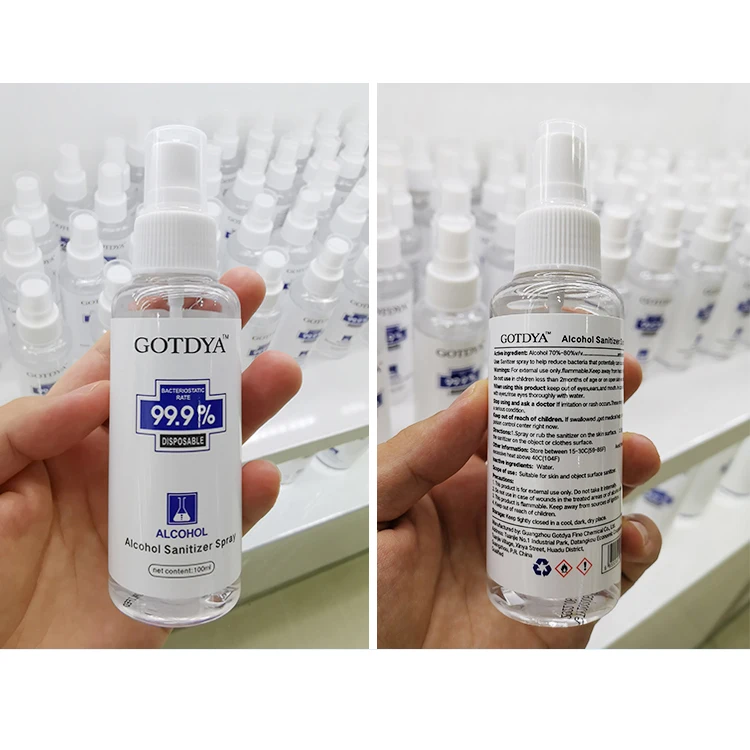 
hand sanitizer manufacturers 100ml alcohol spray wholesale disinfectant spray antibacterial hand sanitizer spray 