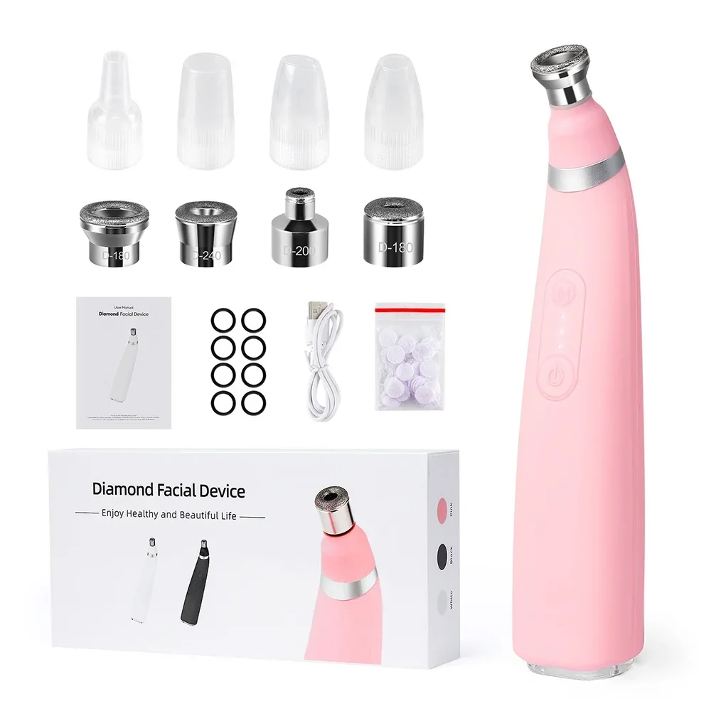 Portable Handheld Diamond Facial Device Smooth Skin And Deep Skin Cleaning For Beauty Salon