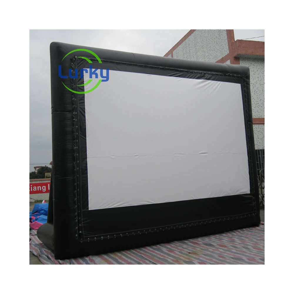 High Quantity Factory Price Inflatable  Projector Screen  Outdoor For Playing The Movie
