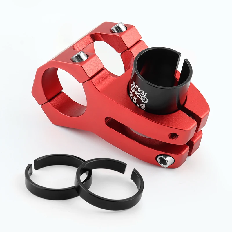 MUQZI Bike Fork Adapter 28.6/31.8mm Conversion Sleeve Aluminum Alloy Stem Reducer for Mountain Road Fixed Gear Bicycle